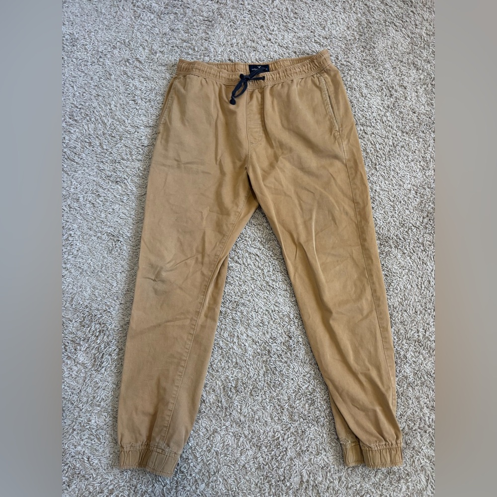 American Eagle Outfitters Men's Khaki Joggers
